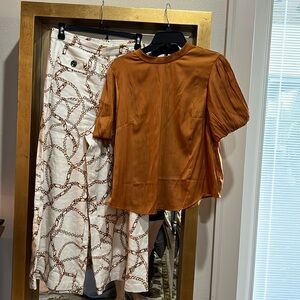 Anthropologie pants and top